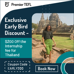 Early Bird Discount - Internship in Thailand